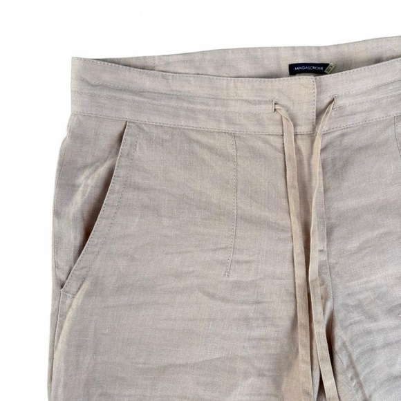 Rose/peach Linen Pants - Picture 1 of 6